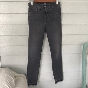 Gap black high rise jeans size 26